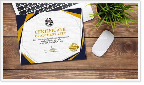 Certificado WSOP